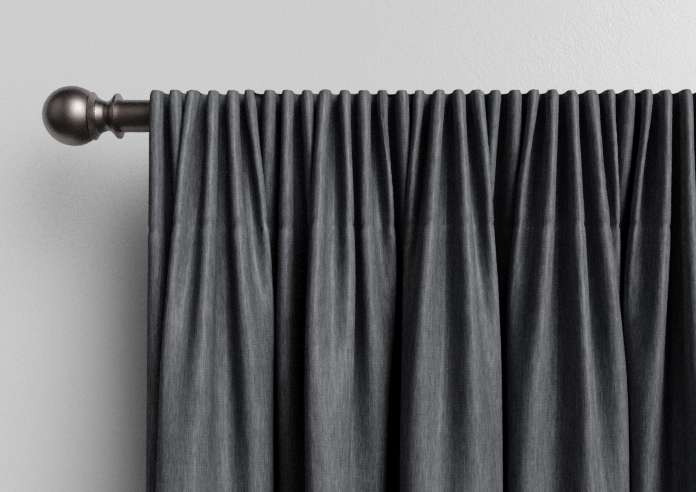Genoa Faux Silk (Blackout), Night Shimmer - Made to Measure Curtains - Image 9